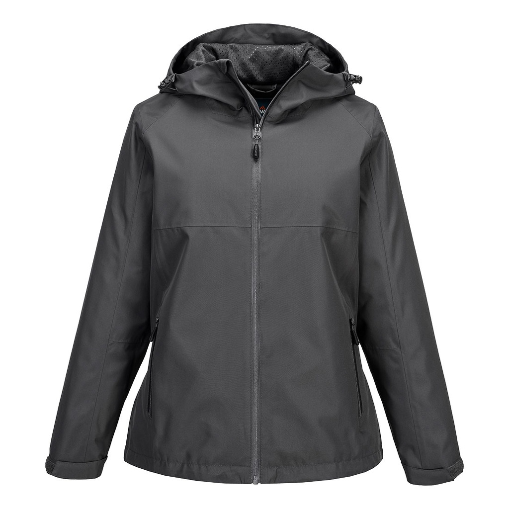 Giacca impermeabile da donna Professional – Grigio metallo