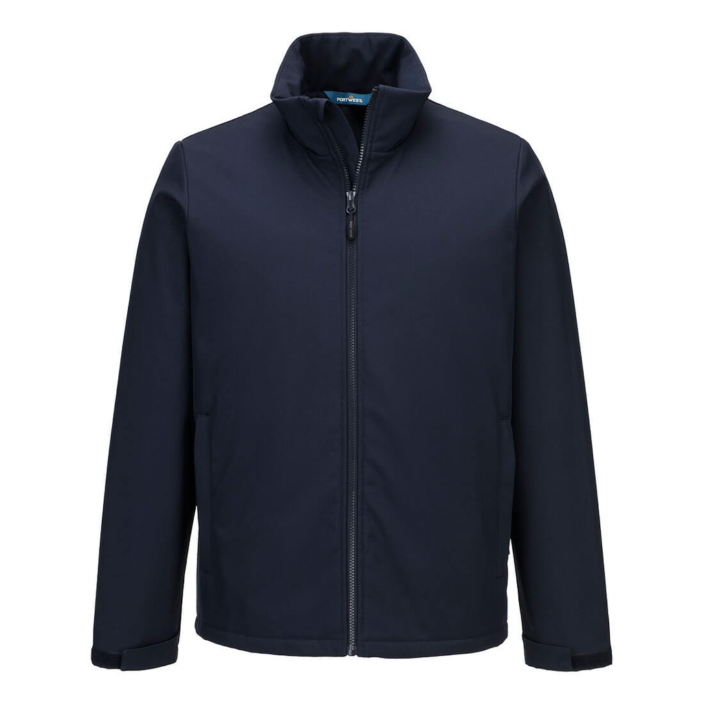 Giacca softshell riscaldata (3 strati) – Blu navy