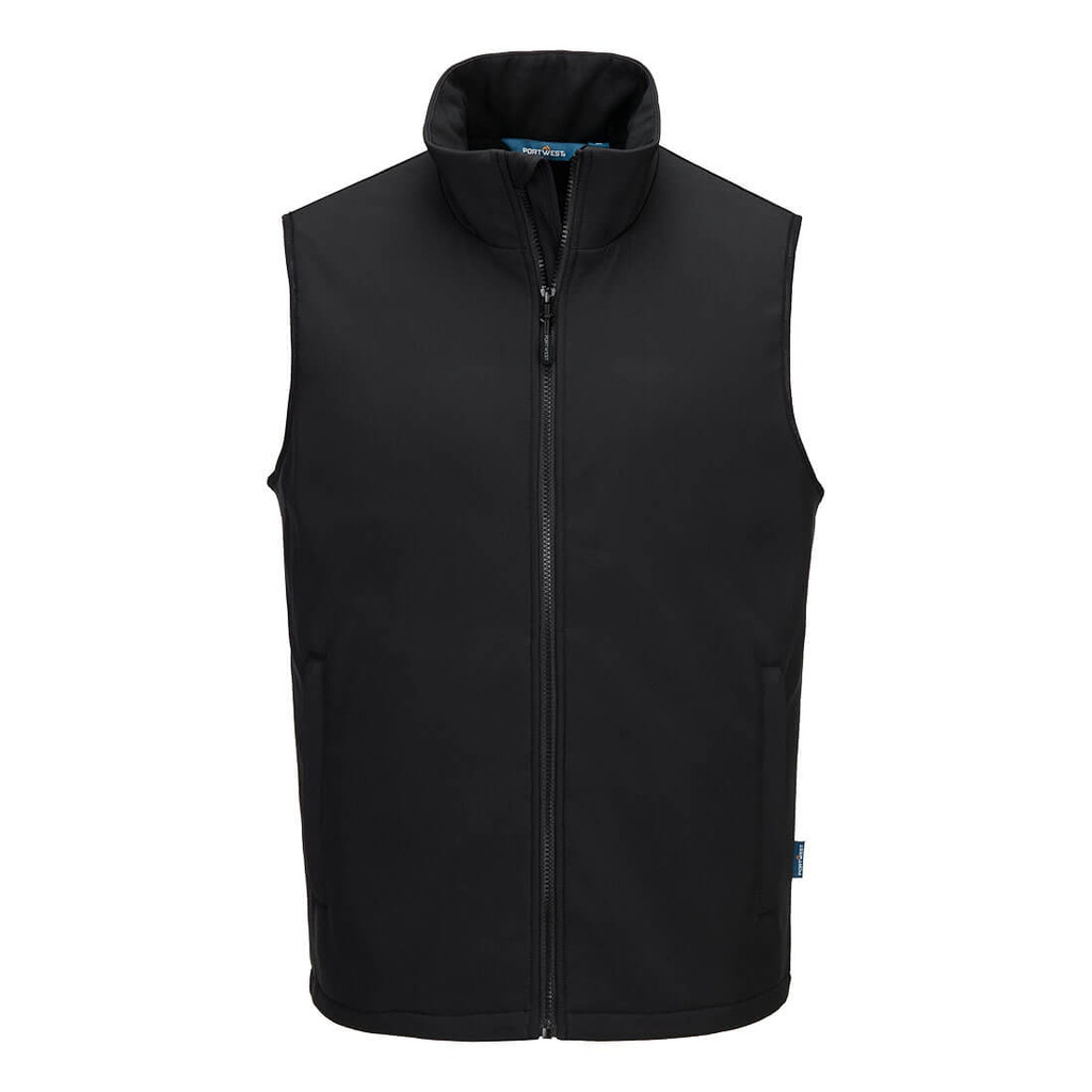 Gilet softshell riscaldato (2 strati) – Nero