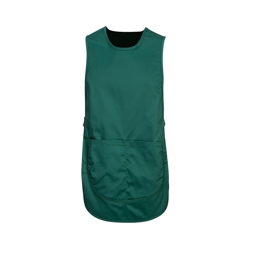 Grembiule a casacca con tasca – Verde bottiglia