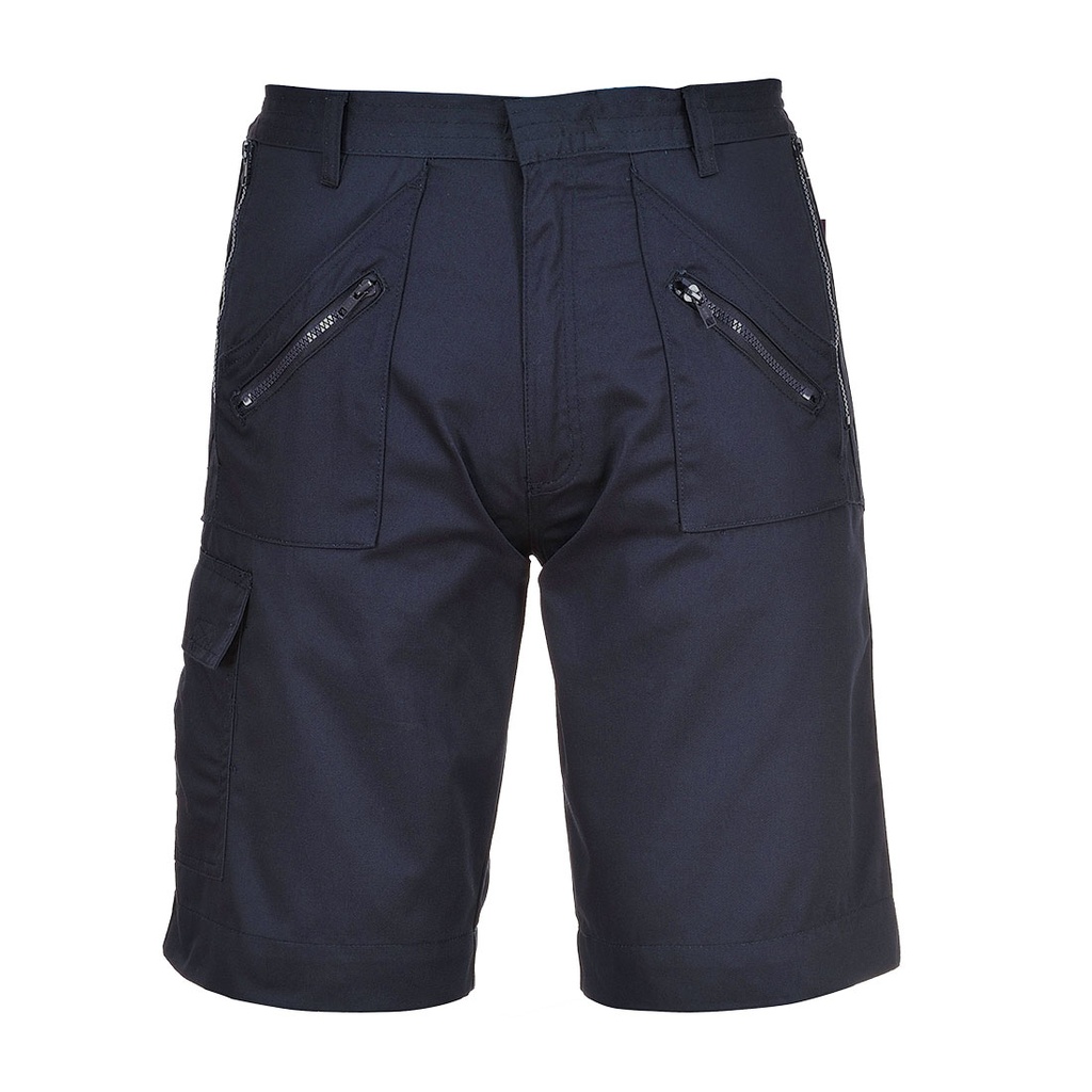 Pantaloncini da lavoro Action multitasche – Blu navy chiaro