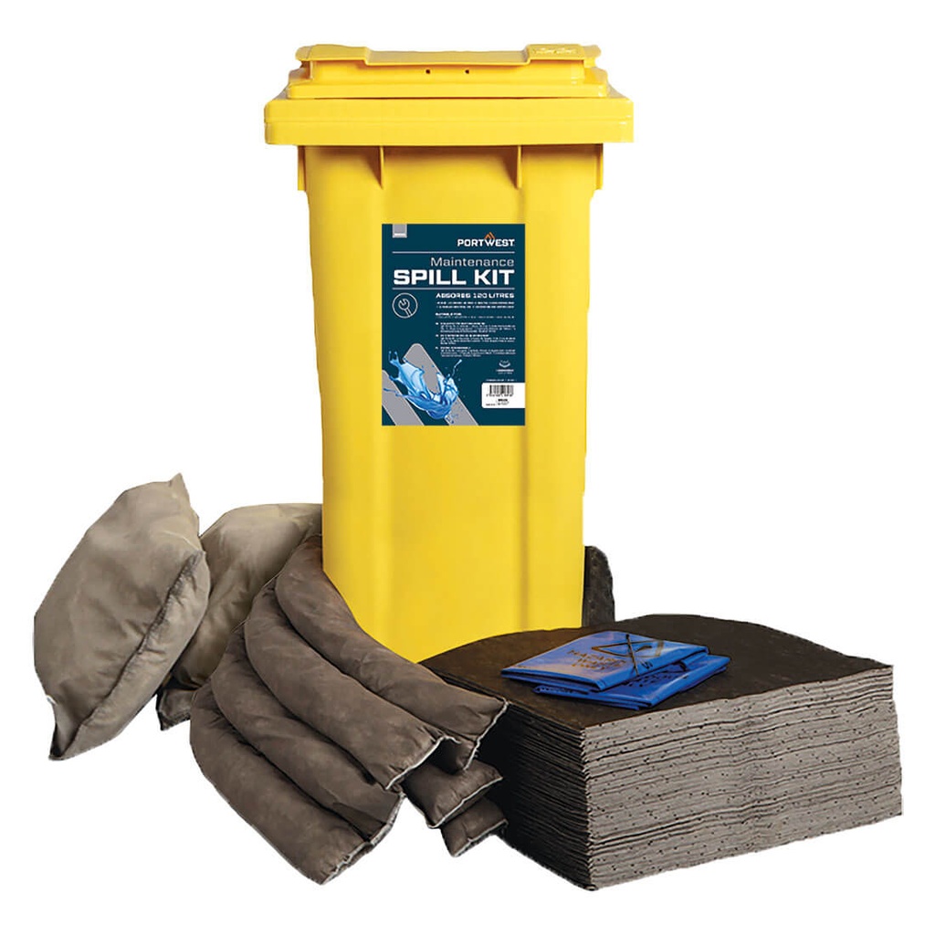 Kit assorbente universale 120 l – Grigio