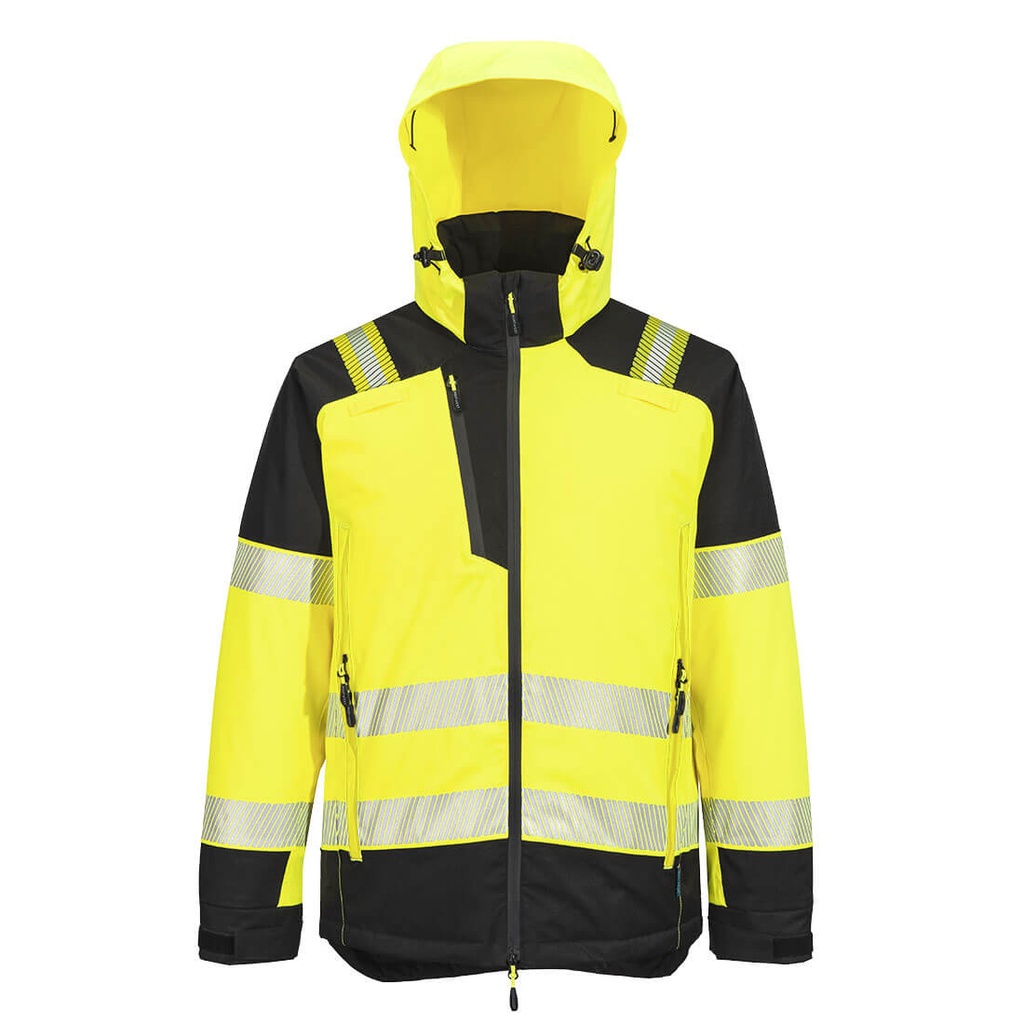 Giacca invernale elasticizzata alta visibilità PW3 classe 2 – Giallo/nero