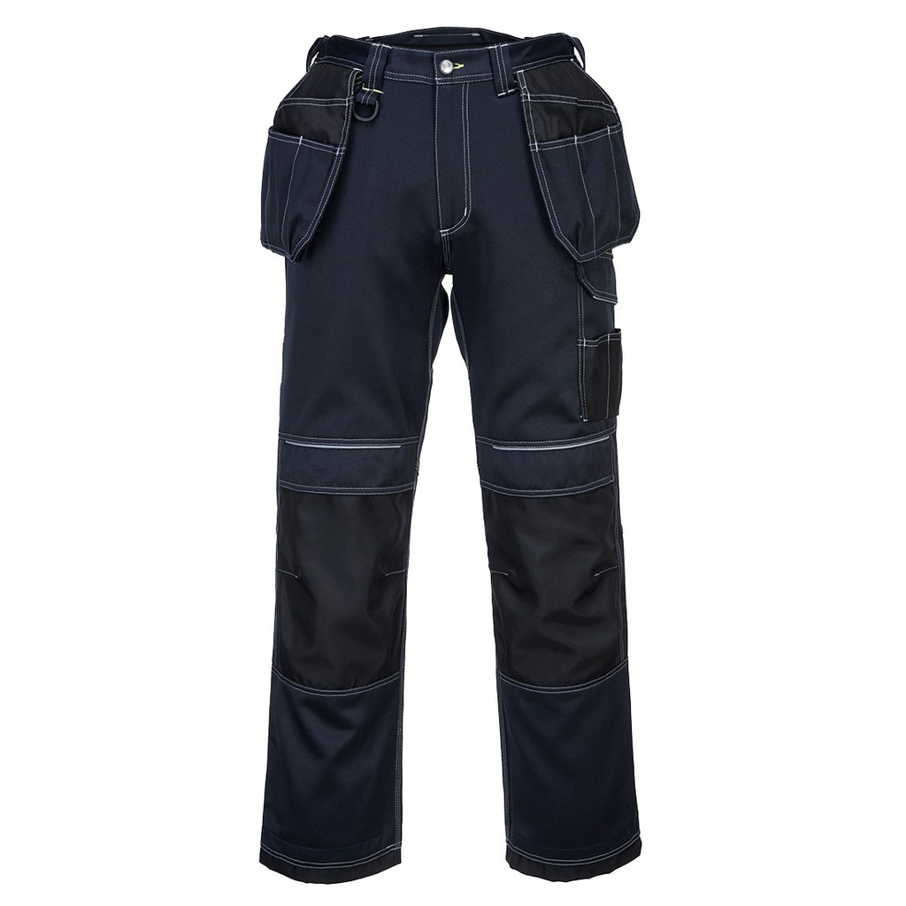 Pantaloni da lavoro PW3 con tasche holster – Blu navy/nero