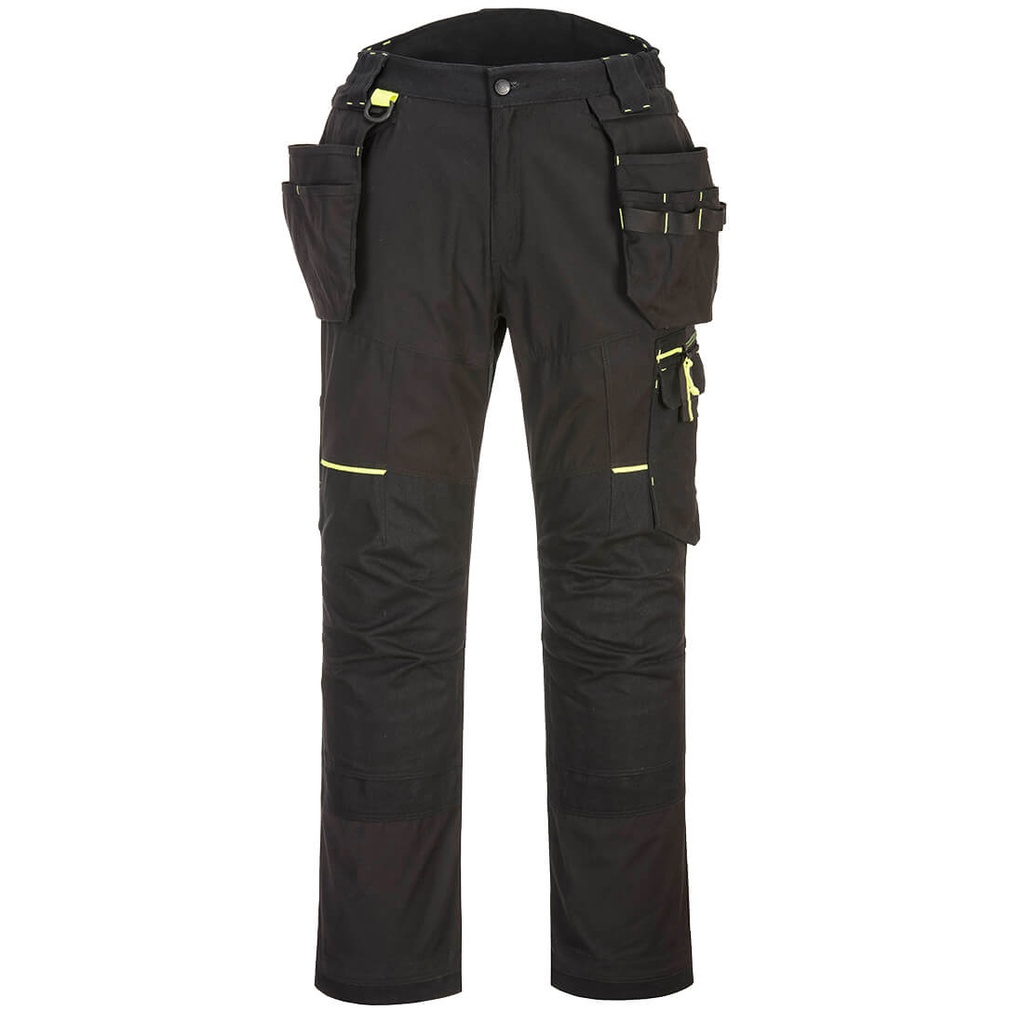 Pantaloni elasticizzati WX3 Eco con tasche holster – Nero