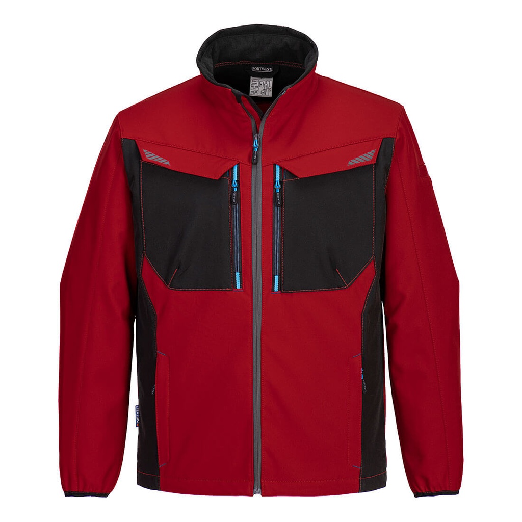 Giacca softshell WX3 (3 strati) – Rosso scuro