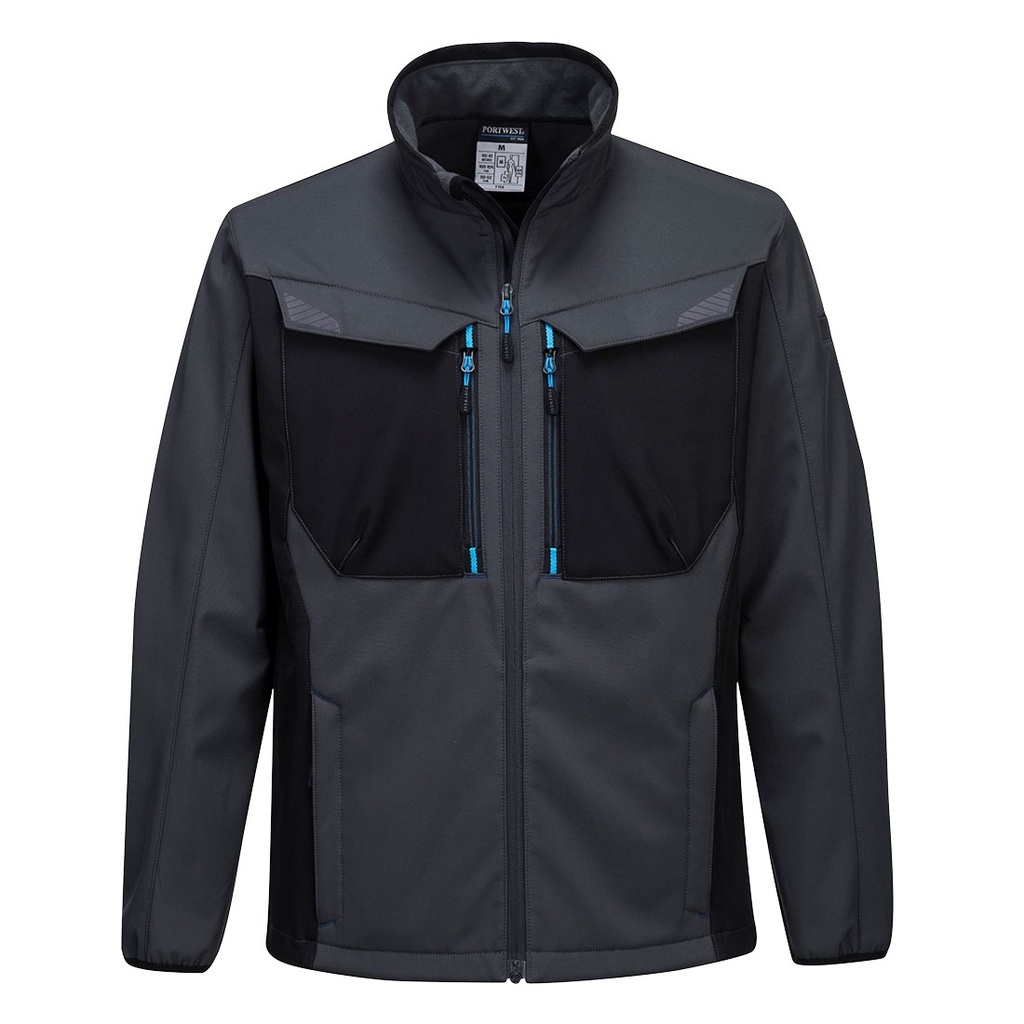 Giacca softshell WX3 (3 strati) – Grigio metallo