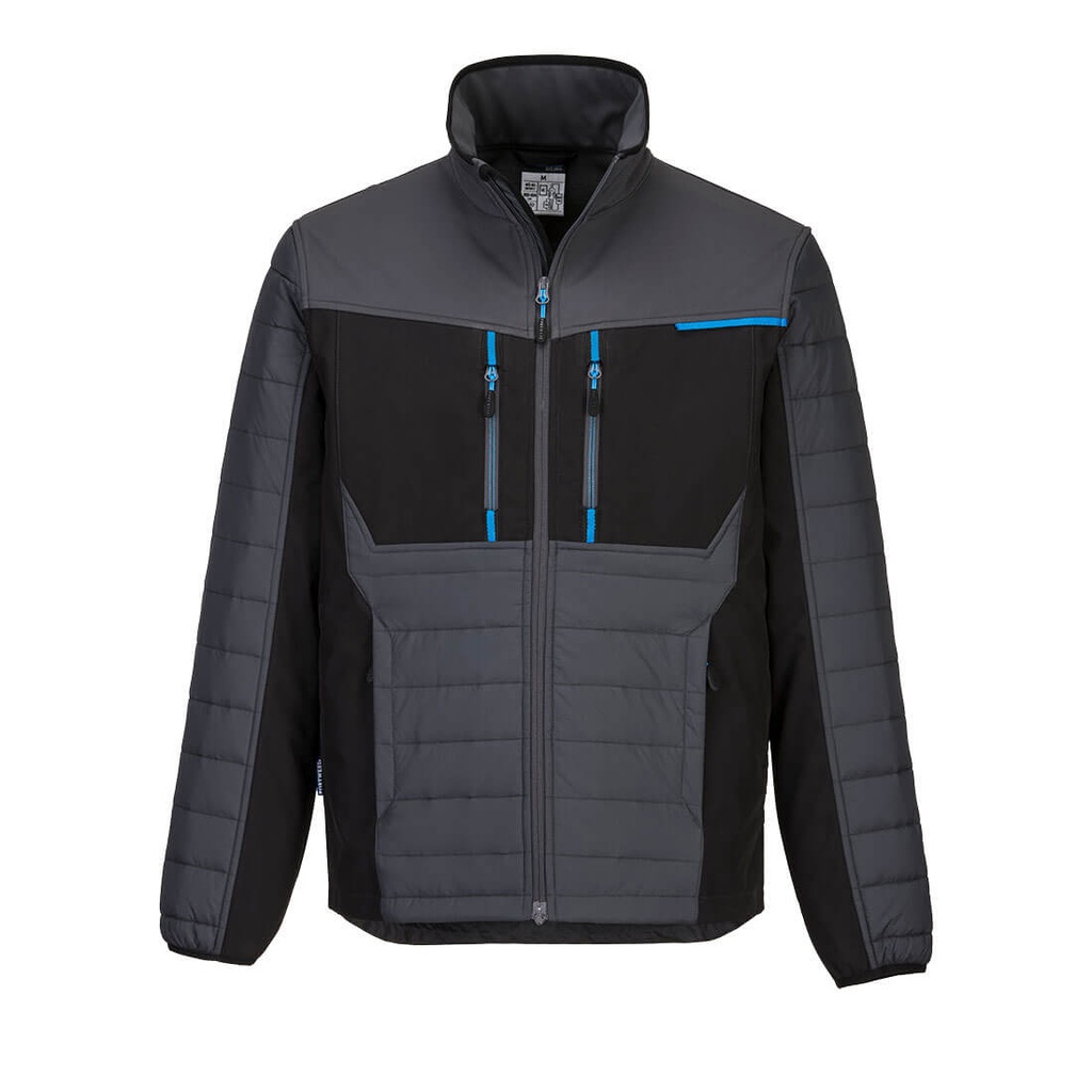 Giacca trapuntata ibrida WX3 – Grigio metallo