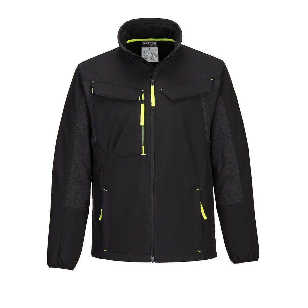 Giacca softshell ibrida WX3 Eco (2 strati) – Nero