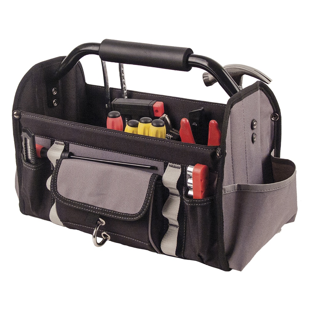 Borsa porta attrezzi aperta – Nero