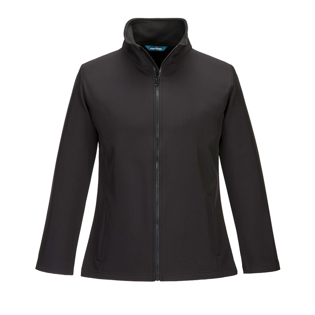 Giacca softshell da donna Print & Promo (2 strati) – Nero