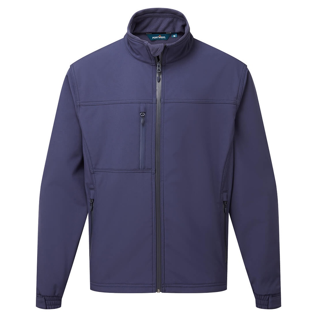 Giacca softshell (3 strati) – Blu navy chiaro