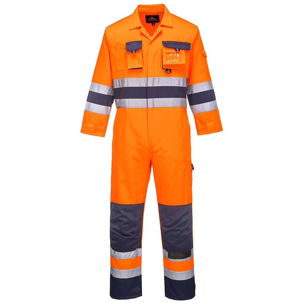 Tuta Nantes Hi-Vis – Arancione/blu navy