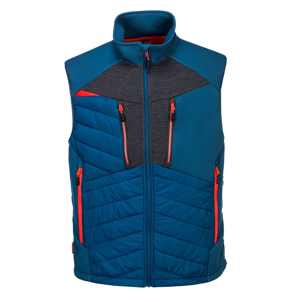 Gilet trapuntato ibrido DX4 – Blu metro