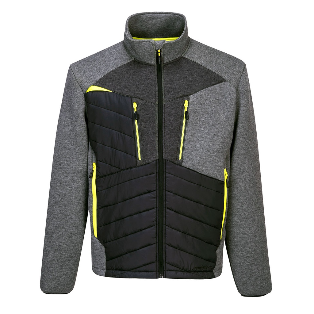 Giacca trapuntata ibrida DX4 – Grigio metallo