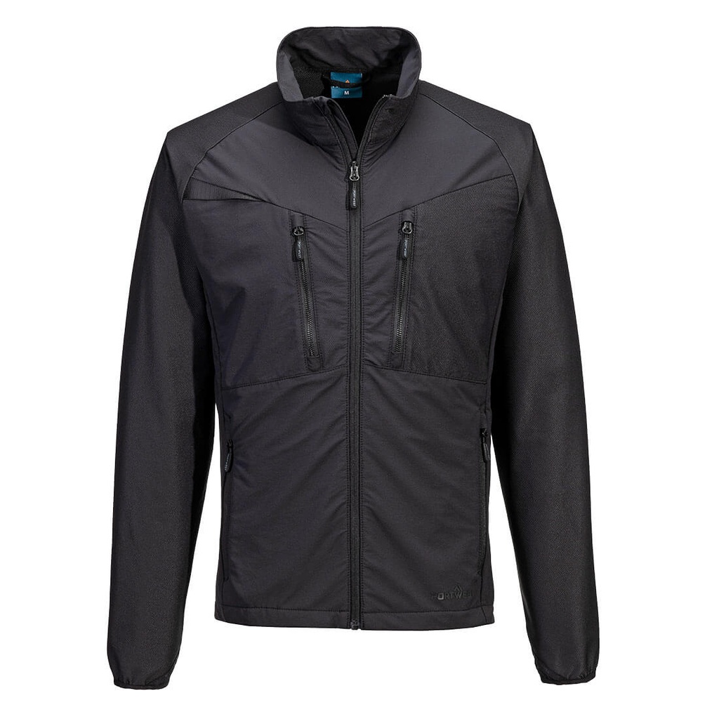 Maglia tecnica leggera con zip DX4 – Tutto nero