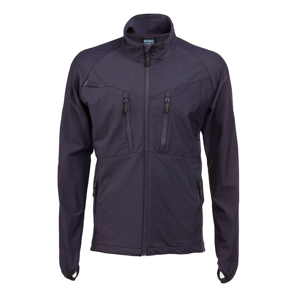 Maglia tecnica leggera con zip DX4 – Tutto blu navy