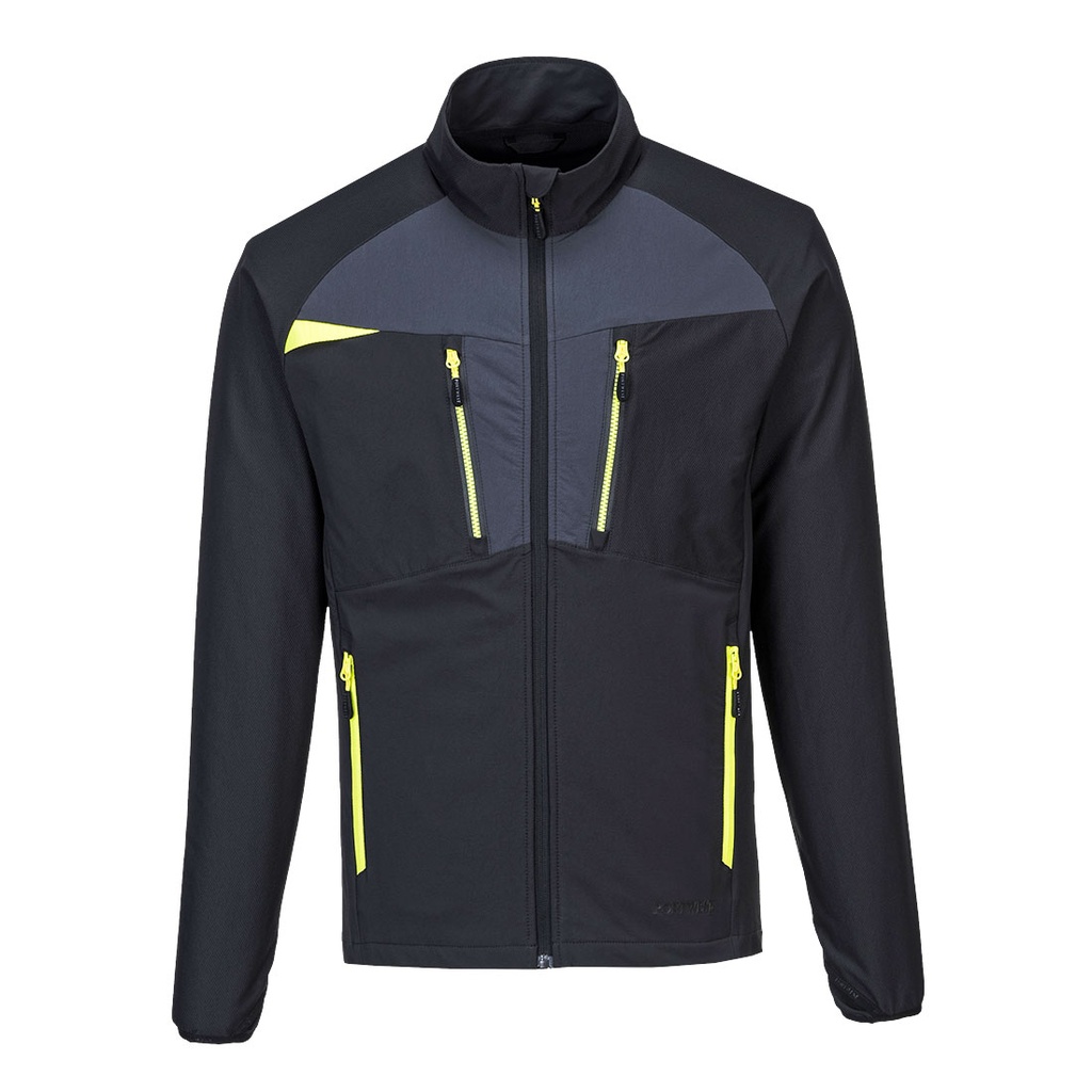 Maglia tecnica leggera con zip DX4 – Nero