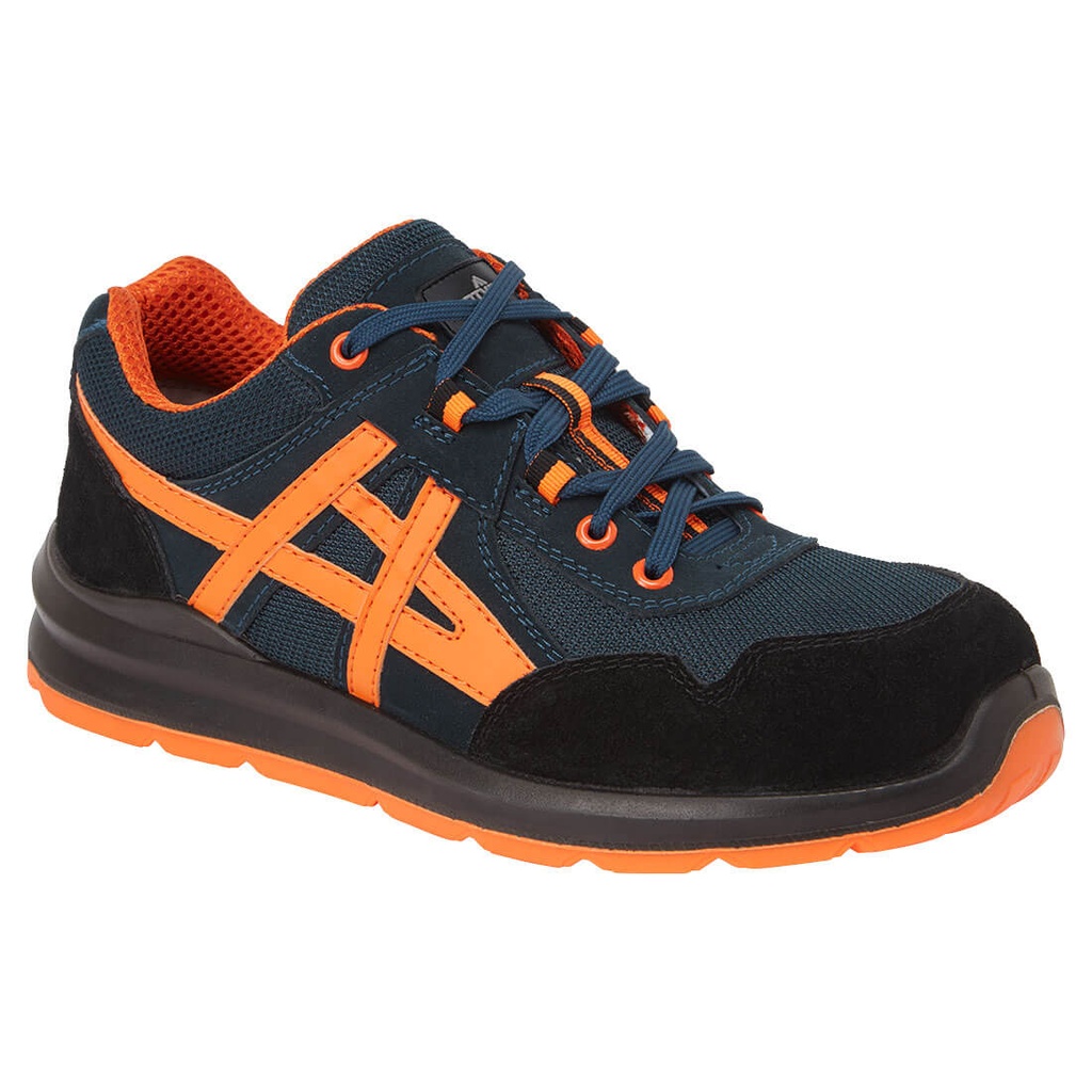 Scarpe in pelle e acciaio S1 FO SR – Blu