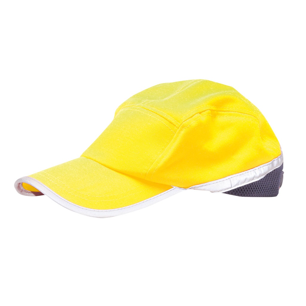Cappellino con visiera Hi-Vis – Giallo/blu navy
