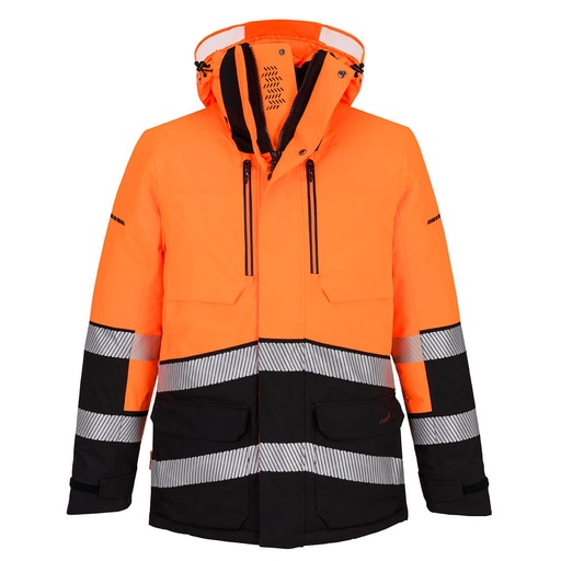 Giacca parka invernale alta visibilità EV4 Expedition classe 2/3
