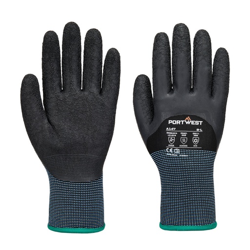 Cold 13 Latex Crinkle 3/4 Dipped Glove