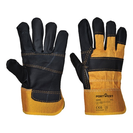 Guanti in pelle fiore bovina Rigger 270 con palmo rinforzato