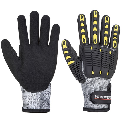Guanti antiurto antitaglio Impact C13 in nitrile sabbiato