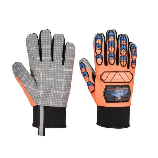 Guanti antiurto impermeabili Impact B205 palmo puntinato