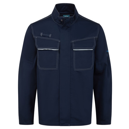 Giacca ignifuga per saldatura Bizweld Work con zip nascosta