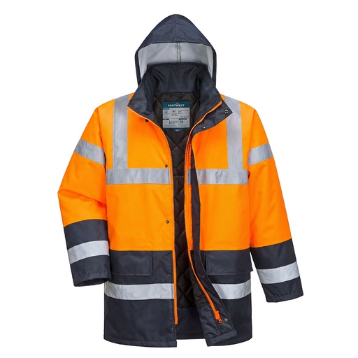 Giacca invernale Traffic alta visibilità bicolore ES1 Essential classe 3