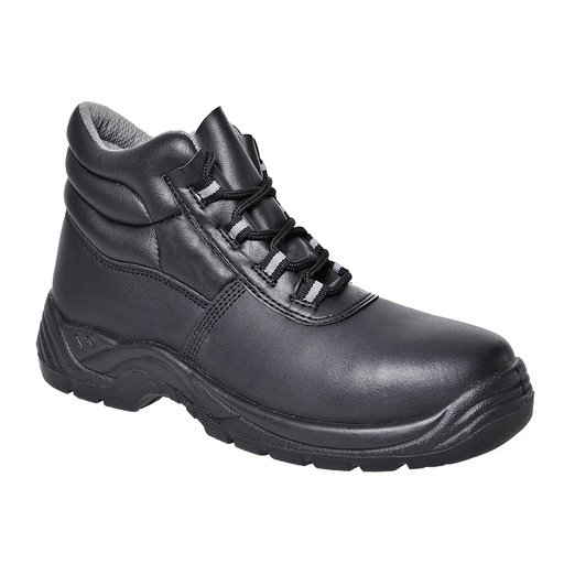 Scarponcino antinfortunistico metal free in pelle puntale in composito S1 SRC