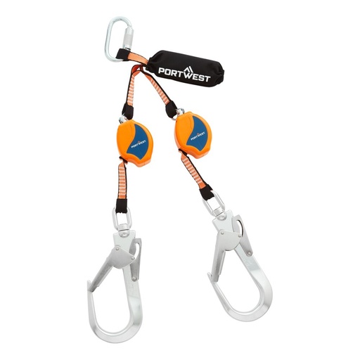 Dispositivo anticaduta retrattile 2,5 m 140 kg