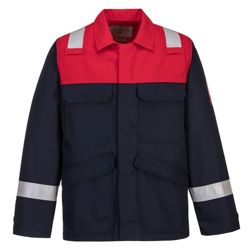 Giacca ignifuga antistatica bicolore Bizflame Work