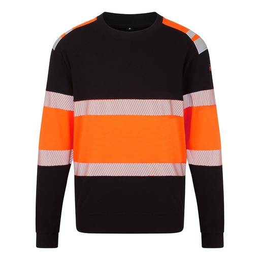 Felpa ignifuga alta visibilità arancione PW3 Modaflame classe 1