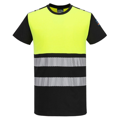 T-shirt manica corta ignifuga alta visibilità PW3 Modaflame classe 1