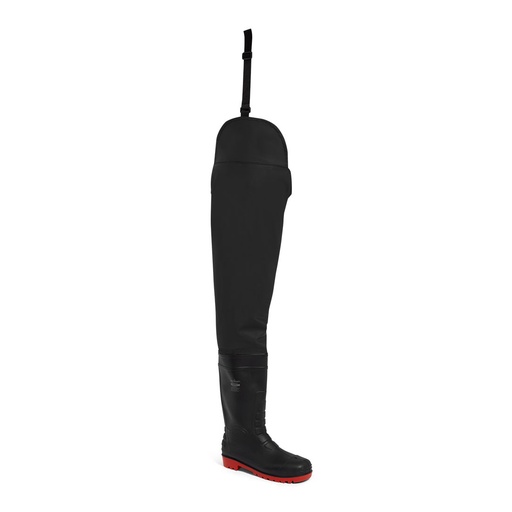 Waders a vita antinfortunistici in PVC puntale in acciaio S5 FO