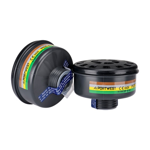 Filtro antigas ABEK2 attacco filettato universale (conf. 4 pz)