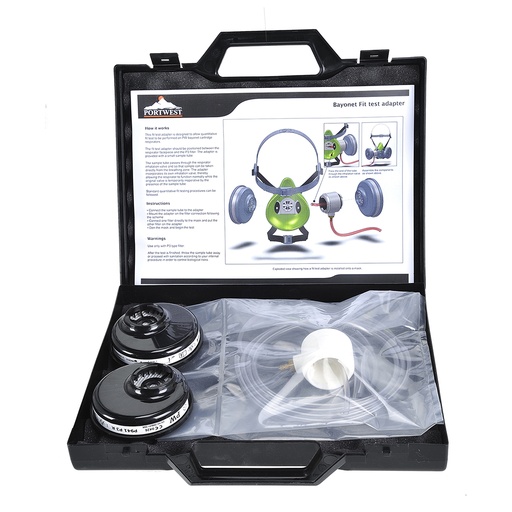 Kit adattatore per fit test con attacco a baionetta