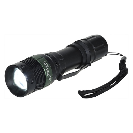 Torcia tattica in alluminio con zoom