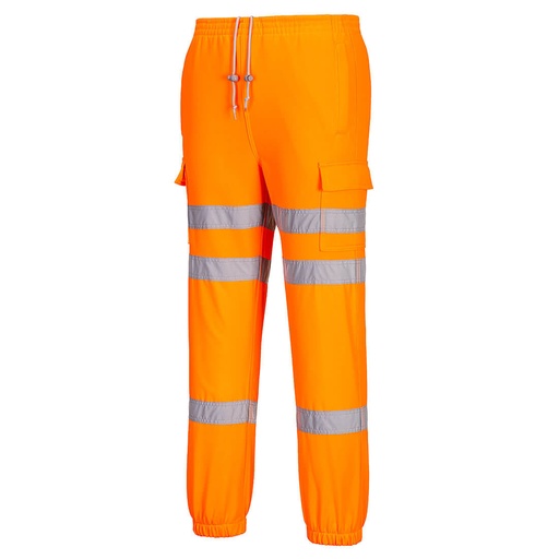 Pantaloni jogger alta visibilità a tre bande classe 2
