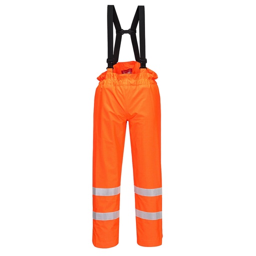 Pantaloni shell impermeabili ignifughi alta visibilità Bizflame Rain
